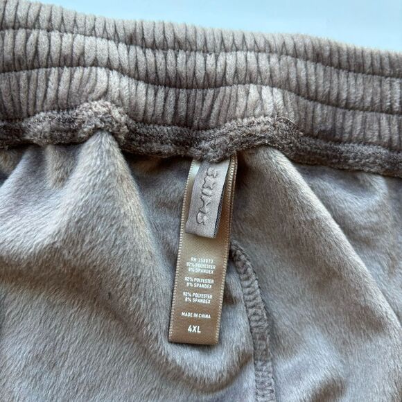 Skims Velour Wide Leg Track Pant - Amethyst - 4x - Picture 4 of 6